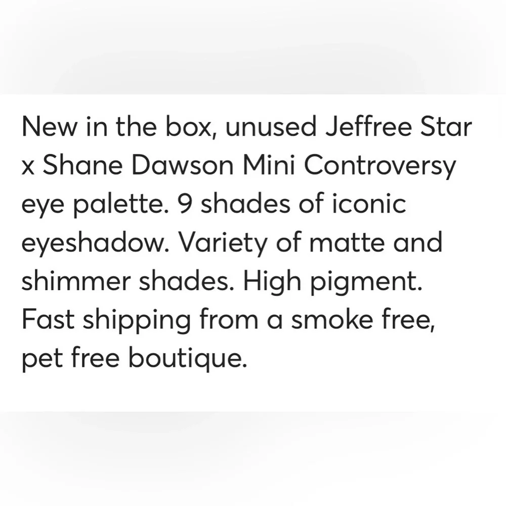 NIB Jeffree Star Mini Controversy 🌸🪻🌺